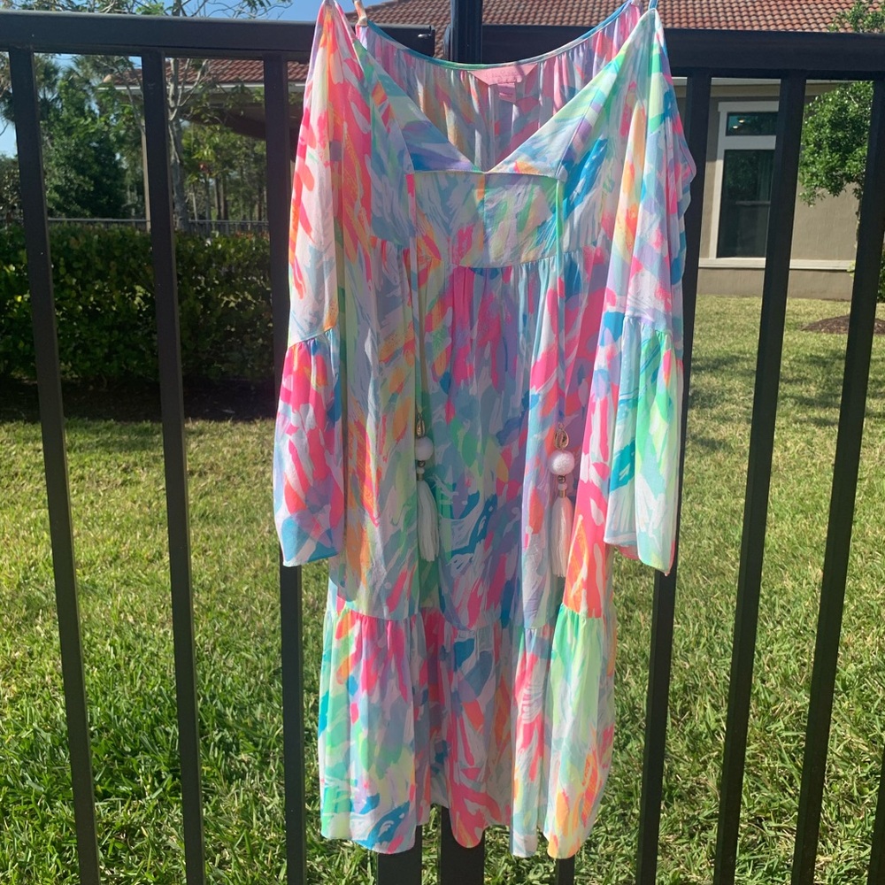 Lilly Pulitzer Alanna Dress Sparkling Sands